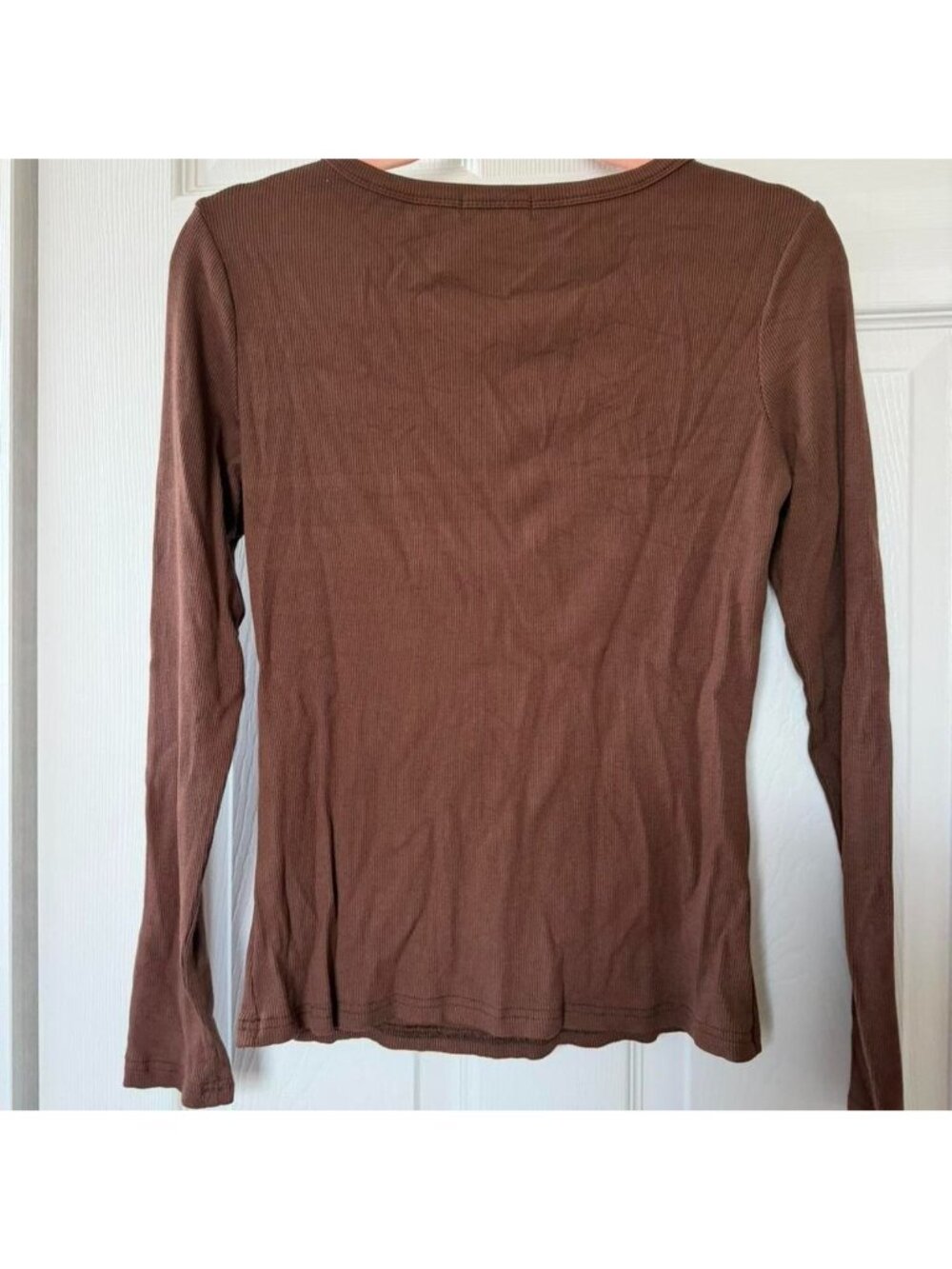 Brown Long Sleeve Top - Picture 3 of 5